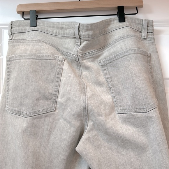 EILEEN FISHER grey denim jeans size 14 - Picture 2 of 4
